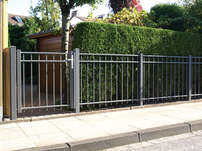 Praktisch und Pflegeleicht Metallzaun, Gartenzaun Metall, Zaun Metall